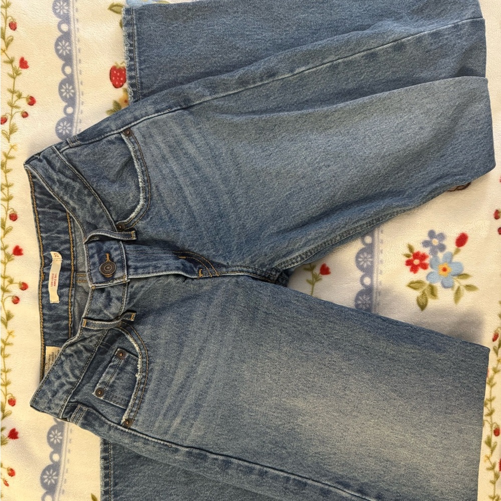 Levi's Light Blue Low Loose Wide Leg Jeans